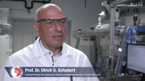 Prof. Dr. Ulrich S. Schubert in an interview with Jena TV